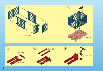 Notices de montage Playmobil 4135-A - Superset Aire de stockage chantier (6)