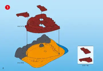 Bauanleitungen Playmobil 4136-A - SuperSet Seeräuberinsel (2)