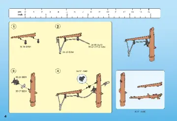 Notices de montage Playmobil 4136-A - Superset Ile des pirates (4)