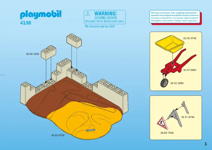 Bauanleitungen Playmobil 4138-A - KompaktSet Baustelle (2)