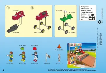 Notices de montage Playmobil 4141-A - CompactSet Pilotes et karts (4)