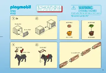 Notices de montage Playmobil 4142-A - Ferme transportable (1)