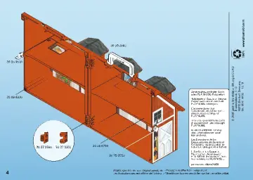 Notices de montage Playmobil 4142-A - Ferme transportable (4)