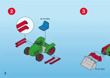Bauanleitungen Playmobil 4143-A - Multifunktionstraktor (2)