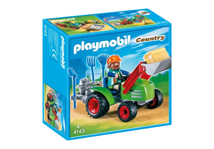 Playmobil 4143 - Agriculteur avec tracteur - BOX