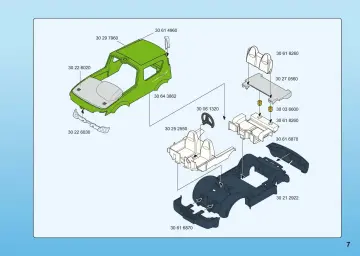 Bauanleitungen Playmobil 4144-A - Familyvan mit Bootsanhänger (7)