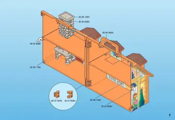 Notices de montage Playmobil 4145-A - Maison de famille transportable (7)