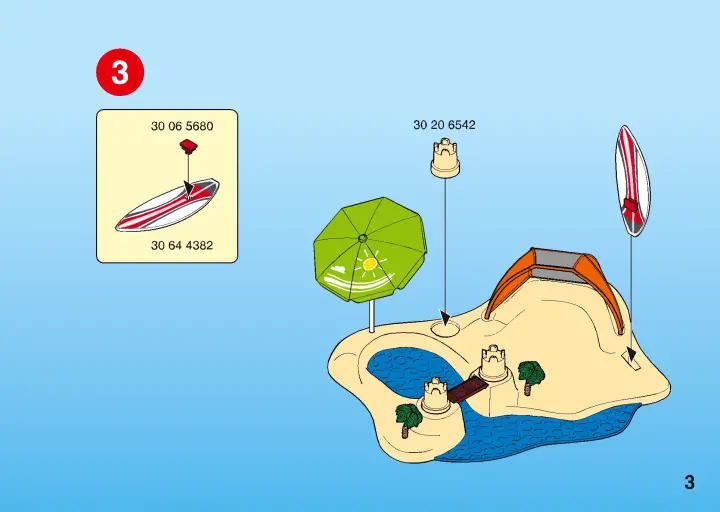 PLAGE PLAYMOBIL LOT n°1 - 4149 modifié - Décor, dix personnages et PLAGE PLAYMOBIL LOT n°1 - 4149 modifié - Décor, dix personnages et
