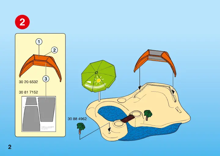 Manuales de instrucciones Playmobil 4149 - Compact Set Playa (2)