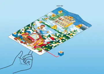 Notices de montage Playmobil 4152-A - Calendrier de l`avent jeux de neige (10)