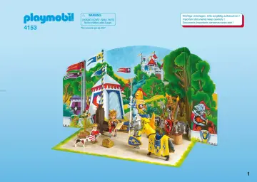 Notices de montage Playmobil 4153-A - Calendrier de l`Avent "Chevalier" (1)