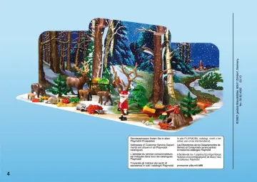 Bauanleitungen Playmobil 4155-A - Adventskalender Wildfütterung (4)