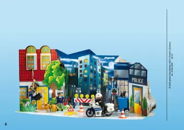 Notices de montage Playmobil 4157-A - Calendrier de l’Avent Policiers et cambrioleur (6)