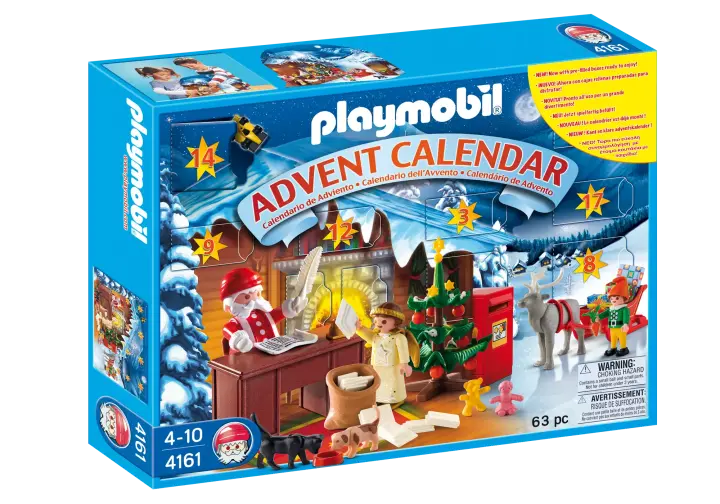 Playmobil 4161-A - Calendrier de l'Avent Atelier du Père Noël - BOX