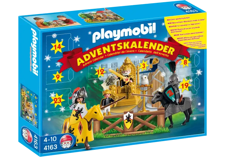 Playmobil 4163-A - Calendrier de l'Avent Tournoi impérial des chevaliers - BOX