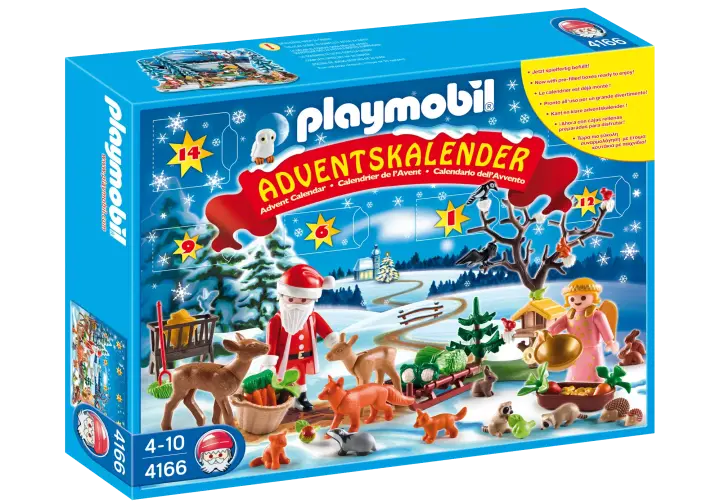 Playmobil 4166-A - Adventskalender Weihnacht der Waldtiere - BOX