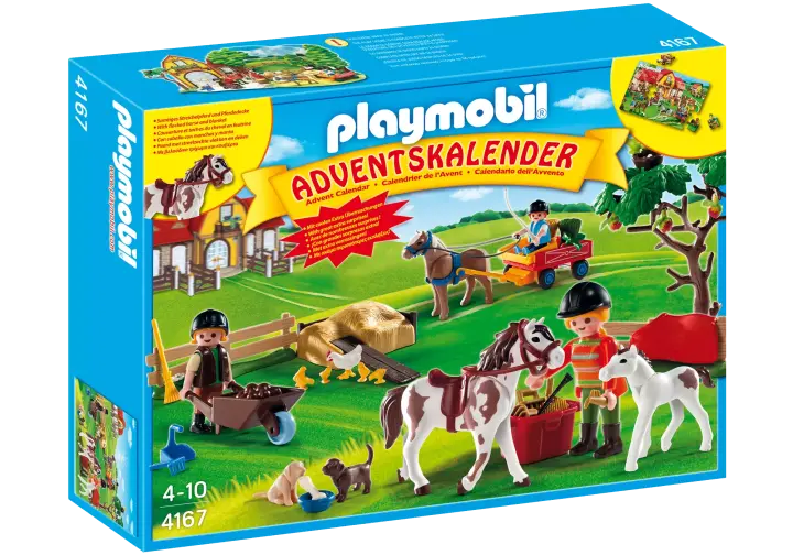 Playmobil 4167-A - Adventskalender Reiterhof - BOX