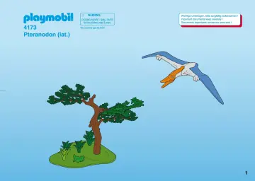 Bauanleitungen Playmobil 4173-A - Pteranodon (1)