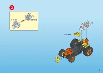 Bauanleitungen Playmobil 4182-A - Oranger Miniflitzer (3)