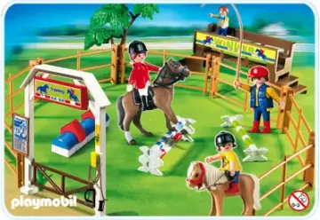 Playmobil 4185-A - Cavaliers et carrière