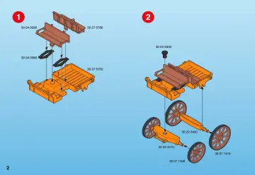 Notices de montage Playmobil 4186-A - Famille et calèche (2)