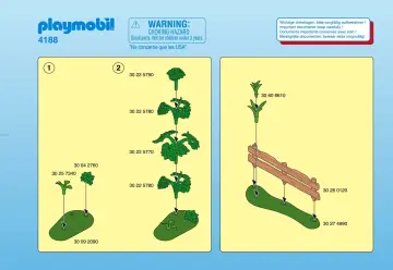 Notices de montage Playmobil 4188-A - Famille de chevaux (1)