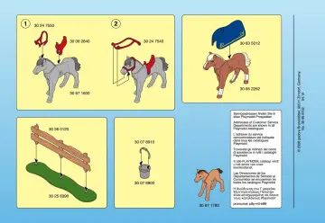 Bauanleitungen Playmobil 4188-A - Pferdekoppel (2)