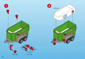 Notices de montage Playmobil 4189-A - Cavalier avec 4x4 (4)