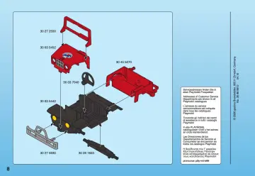 Bauanleitungen Playmobil 4189-A - Geländewagen mit Pferdeanhänger (8)