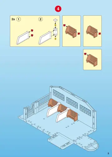 Bauanleitungen Playmobil 4190-A - Moderner Reiterhof (5)