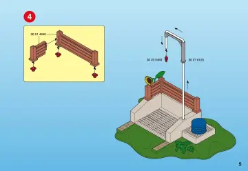 Notices de montage Playmobil 4193-A - Box de lavage pour chevaux (5)
