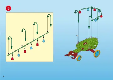 Bauanleitungen Playmobil 4195-A - Einhorn mit Frühlingskutsche (4)