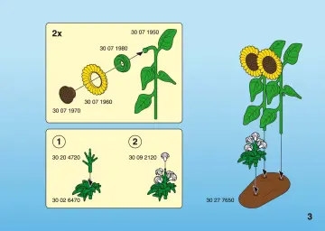 Bauanleitungen Playmobil 4197-A - Blüten-Rikscha mit Blumenfeen (3)