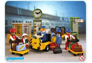 Playmobil 4202-A - Bahnsteig-Set