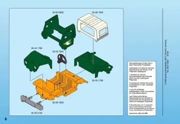 Notices de montage Playmobil 4206-A - Forestier / 4x4 / remorque (8)