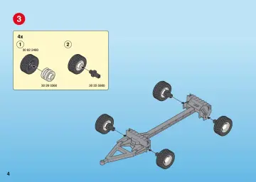 Bauanleitungen Playmobil 4209-A - Traktor mit Langholztransport (4)