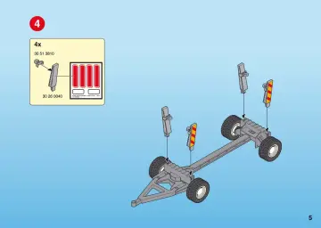 Bauanleitungen Playmobil 4209-A - Traktor mit Langholztransport (5)