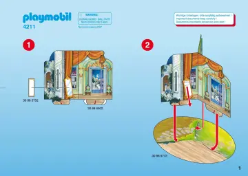 Bauanleitungen Playmobil 4211-A - MärchenSet - Schneewittchen (1)