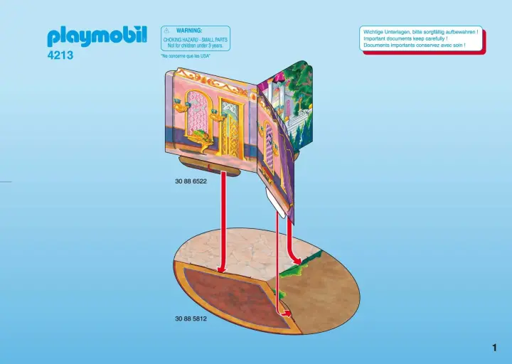 Bauanleitungen Playmobil 4213-A - MärchenSet - Aschenputtel (1)