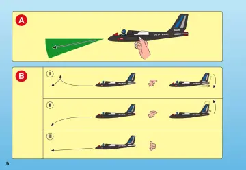 Bauanleitungen Playmobil 4215-A - Wurfgleiter Jet-Team (6)