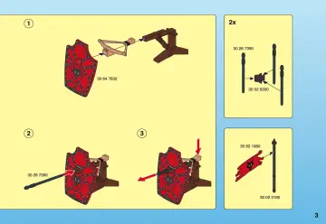 Bauanleitungen Playmobil 4217-A - Mitnehm-Ritterfestung mit Schild und Schwert (3)