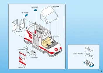 Bauanleitungen Playmobil 4221-A - Rettungstransporter (9)