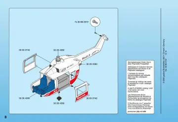 Bauanleitungen Playmobil 4222-A - Notarzthelikopter (8)