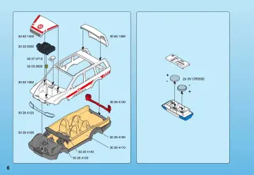 Bauanleitungen Playmobil 4223-A - Notarzt-PKW (6)