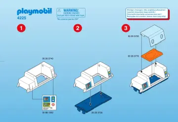 Bauanleitungen Playmobil 4225-A - Baby-Notärztin mit Inkubator (1)