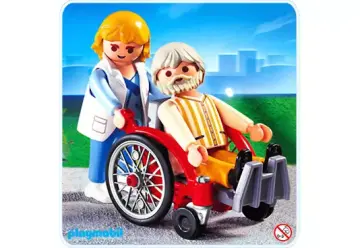 Playmobil 4226-A - Doctoresse / malade / fauteuil roulant