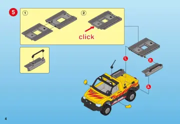 Bauanleitungen Playmobil 4228-A - Pick-Up mit Racing Quad (4)