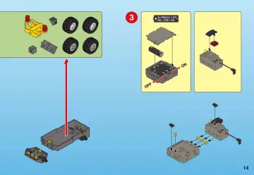 Notices de montage Playmobil 4228-A - Pick-up et quad de course rouge (14)