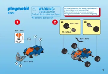 Bauanleitungen Playmobil 4229-A - Racing Quad (1)