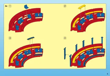Bauanleitungen Playmobil 4230-A - Großes Zirkuszelt mit LED-Portal (6)